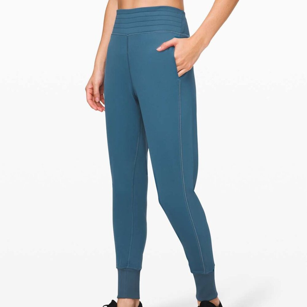 Lululemon Flurry Up High-Rise Jogger Size 10 Petrol Blue - NEW WITH TAGS